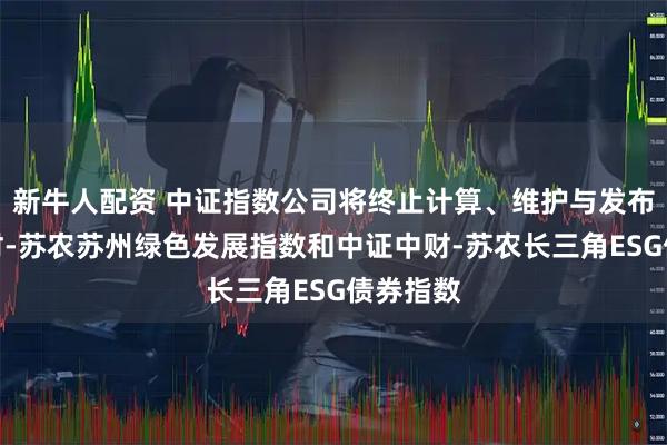 新牛人配资 中证指数公司将终止计算、维护与发布中证中财-苏农苏州绿色发展指数和中证中财-苏农长三角ESG债券指数