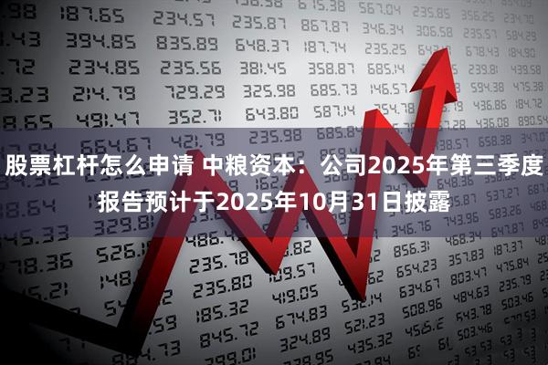 股票杠杆怎么申请 中粮资本：公司2025年第三季度报告预计于2025年10月31日披露