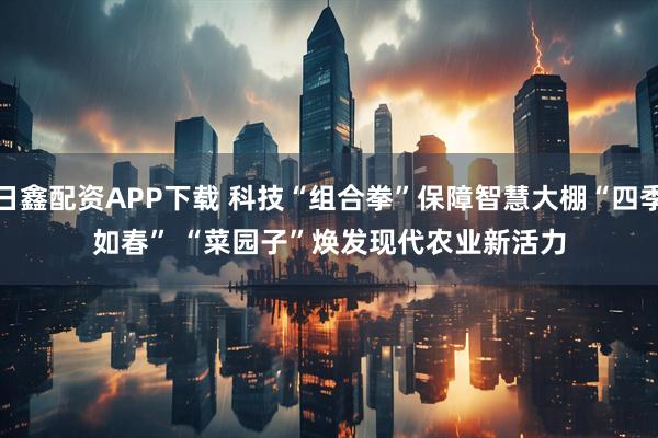 日鑫配资APP下载 科技“组合拳”保障智慧大棚“四季如春” “菜园子”焕发现代农业新活力